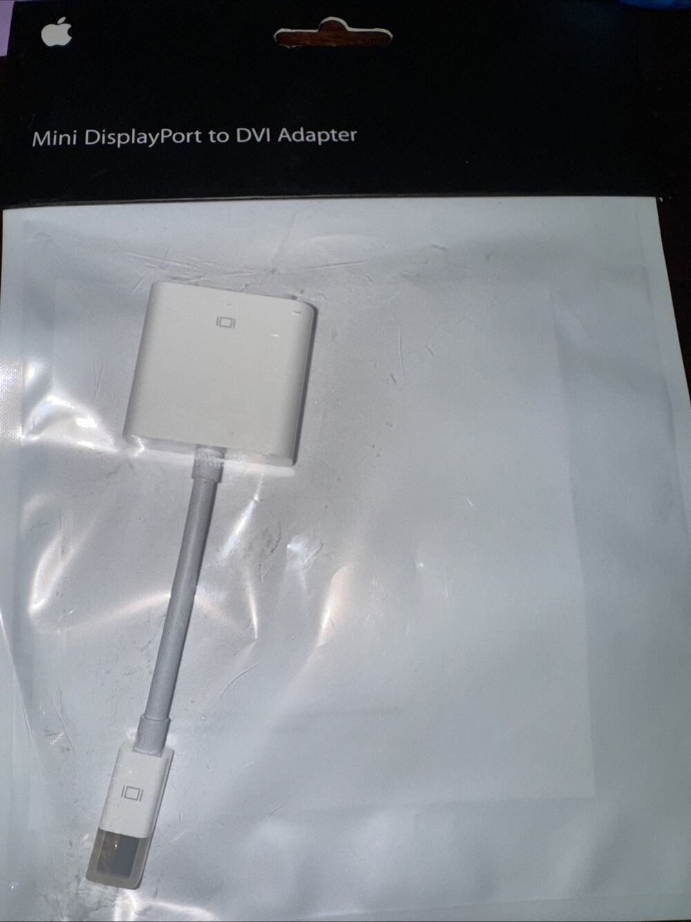 Genuine Apple Thunderbolt Mini DisplayPort to DVI Cable Monitor Adapter (A1305)